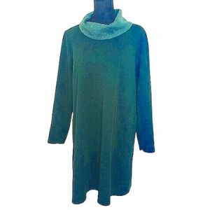 Pure J Jill Cowl Neck Tunic Knit Shift Minidress Women's Sz Large